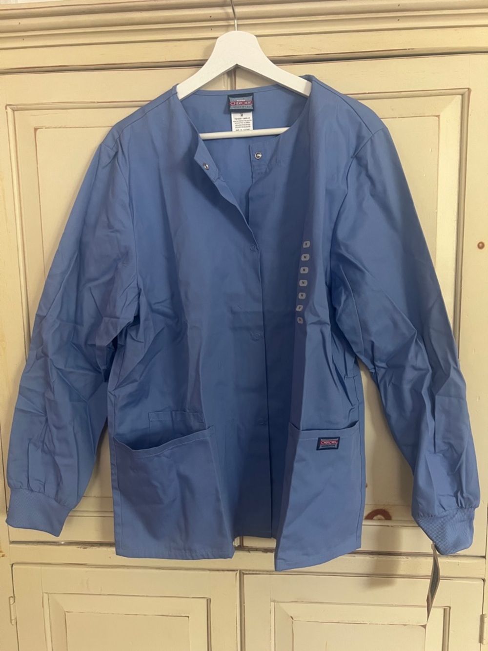 Cherokee Light Blue Medical Scrub Jacket